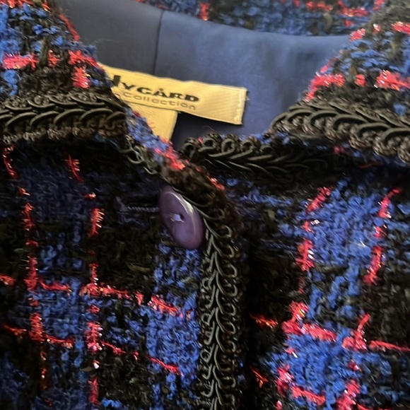 Nygard Collection Tweed Wool Blend Jacket Size 16 - Picture 4 of 10